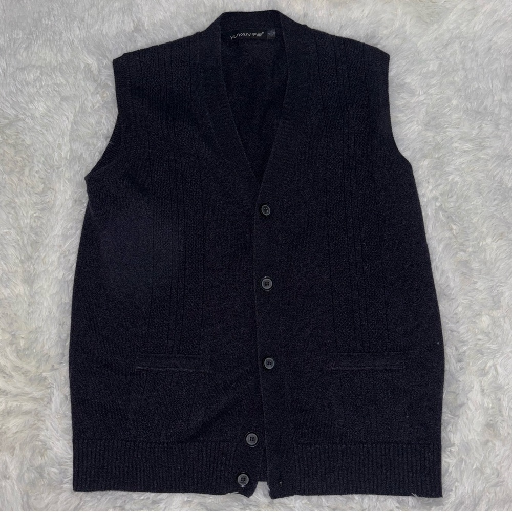 Yuyan Wool Blend Knit Vest